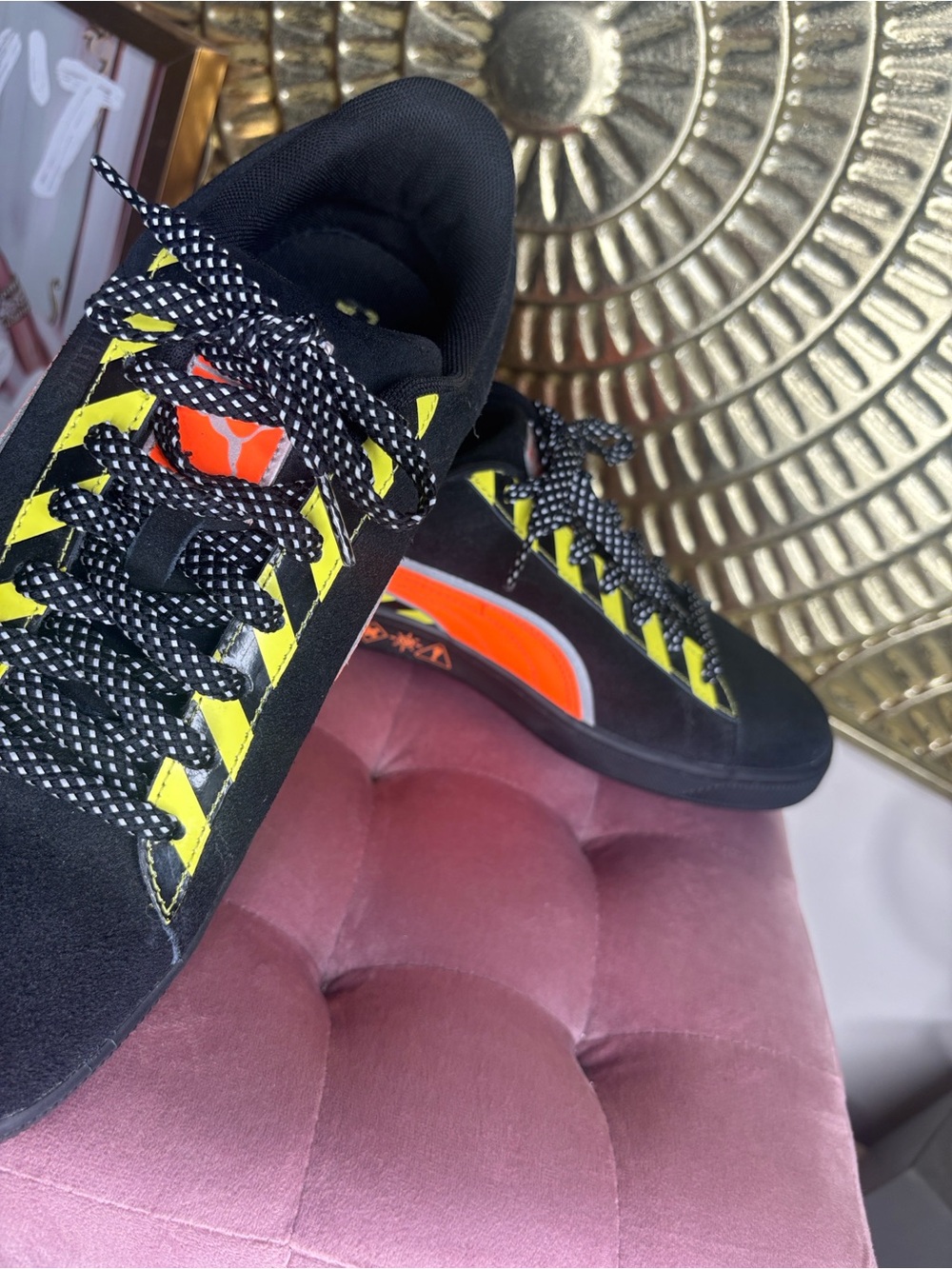 Men Puma Black Hazard Sneakers ☣️☢️⚠️ - Picture 3 of 9